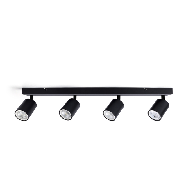 Spot plafonnier Integral Siena 4 spots IP20 GU10 noir