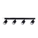 Plafondspot Integral Siena 4 spot IP20 GU10 zwart