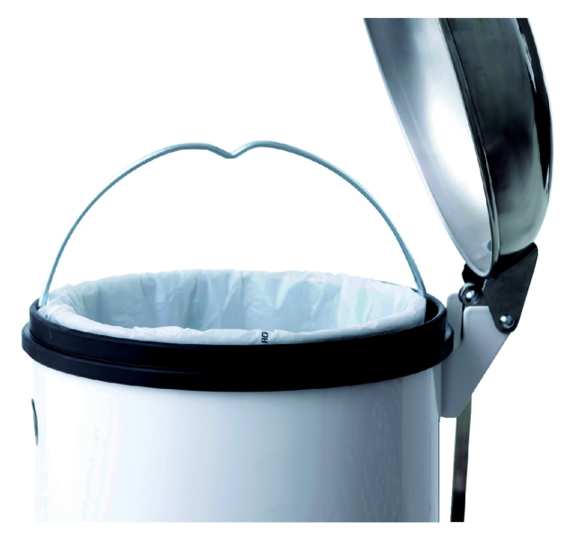 Pedaalemmerzak Vepa Bins HDPE 50x60cm 30L 20x50 zakken grijs