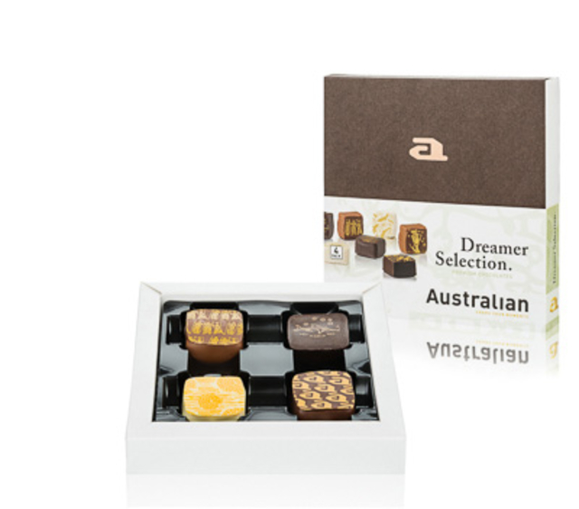 Chocolat Australian Dreamer Selection boîte de 4 pièces