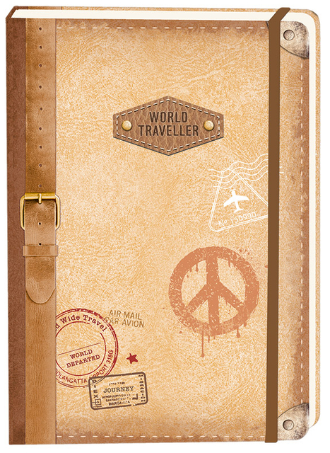 Carnet de notes Travel A5 ligné 92 pages couverture souple