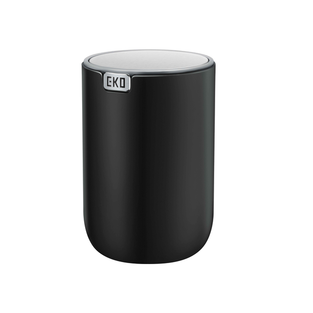 Poubelle de table EKO Fandy 2 avec couvercle basculant 1,5L noir