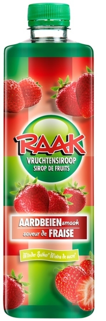 Sirop RAAK fraise 750ml