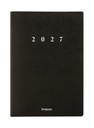 Agenda 2027 Brepols Essential Urban 7 jours/2 pages noir