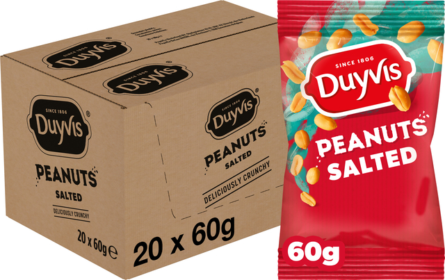 Cacahuètes salées Duyvis sachet 60g