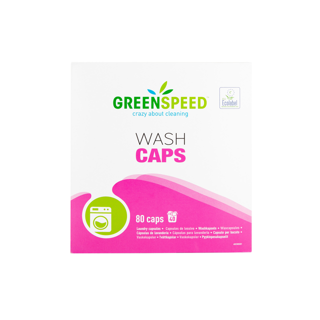 Lessive Greenspeed Wash Caps universelle 80 capsules