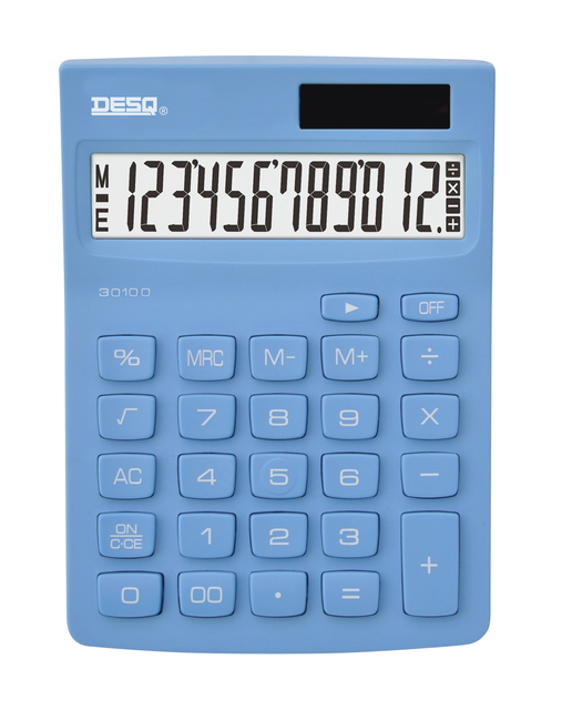 Calculatrice Desq Compact bleu ciel