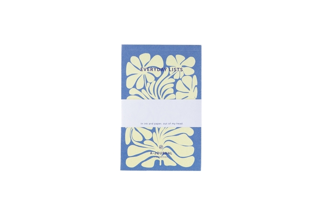 Carnet de notes A6 bleu A Journal