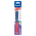 Potlood Pelikan 3mm rood/blauw 2 stuks