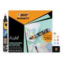 Marqueur peinture BIC Intensity pastel assorti 8 pièces