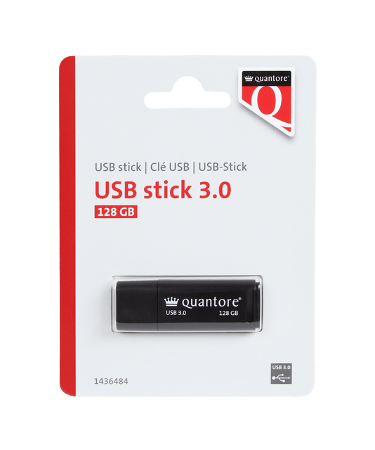 Clé USB Quantore 3.0 128Go noir
