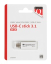 USB-stick Quantore USB-C 64GB 3.1 zilver