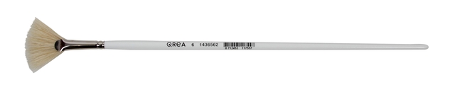 Pinceau éventail Qrea soie de porc n° 6