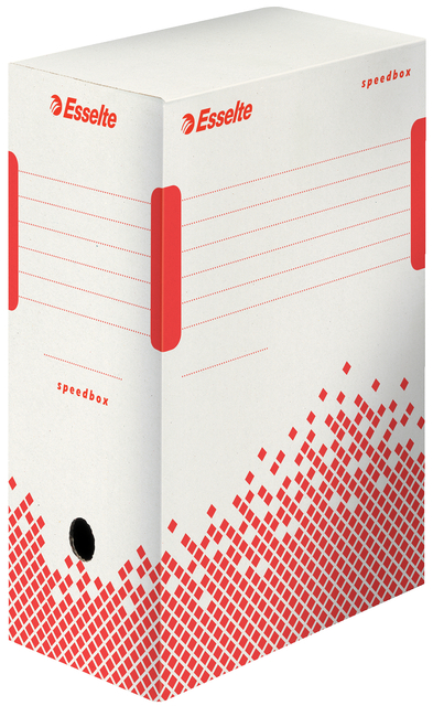 Boîte archives Esselte Speedbox 150x250x350mm blanc