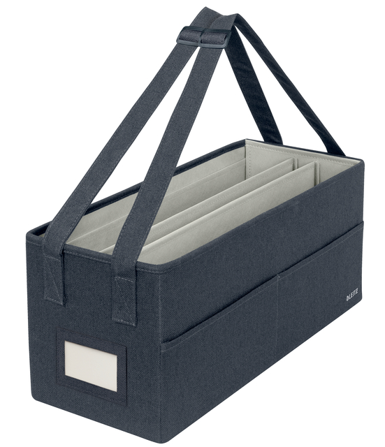 Sac de rangement Leitz tissu 465x210x200mm gris