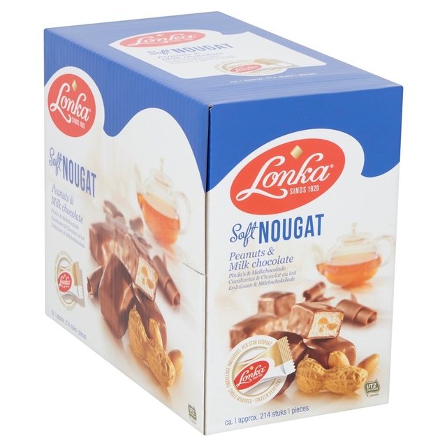 Nougat Lonka Cachuète & Chocolat au lait boîte 214 pièces