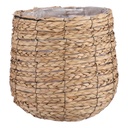 Plantenmand Mica Avalon zeegras rond lichbruin 31x30cm