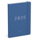Agenda 2026 Lannoo bureau A5 QC Colour 7 jours/2 pages bleu