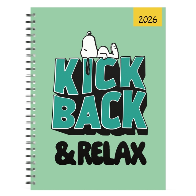 Agenda 2026 Lannoo bureau 170x230 Peanuts 7 jours/2 pages