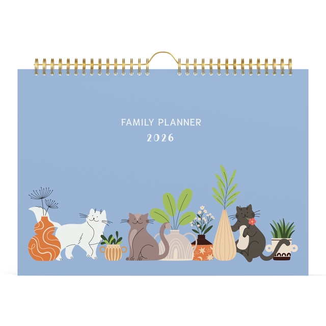 Familiekalender 2026 Lannoo 310x220 Cats 7dagen/1pagina