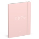 Agenda 2026 Lannoo bureau A5 QC Colour 7dagen/2pagina's roze