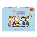 Familiekalender 2026 Lannoo 310x220 Peanuts 7dagen/1pagina
