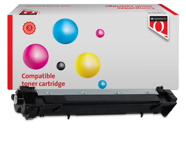 Toner Quantore alternatief tbv brother TN-1050 Zwart jumbo