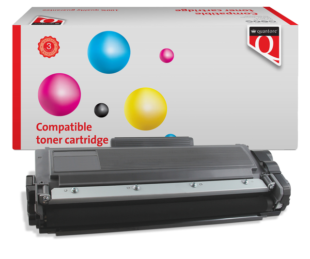 Toner Quantore alternatief tbv brother TN-2320 Zwart jumbo