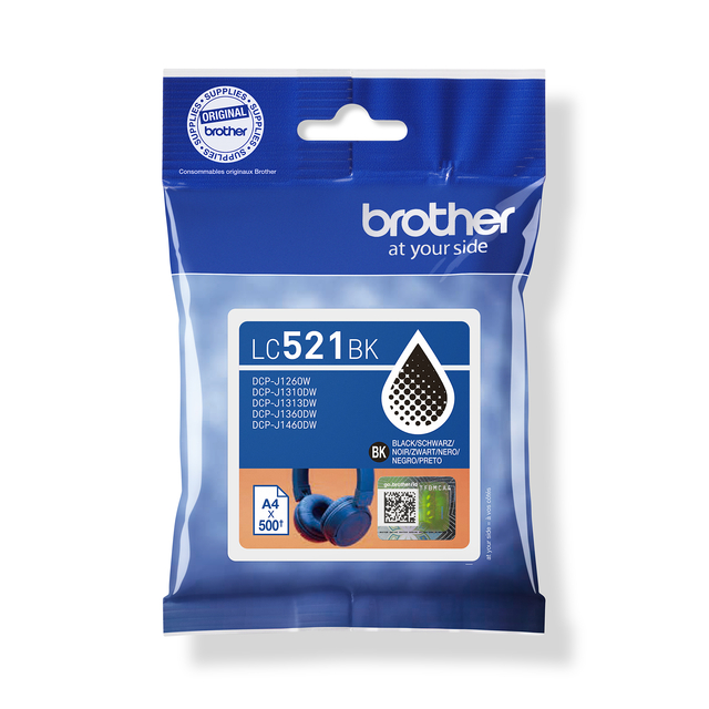 Cartouche d'encre Brother LC-521BK noir