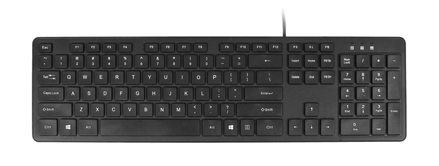 Clavier Quantore QWERTY filaire USB-A noir