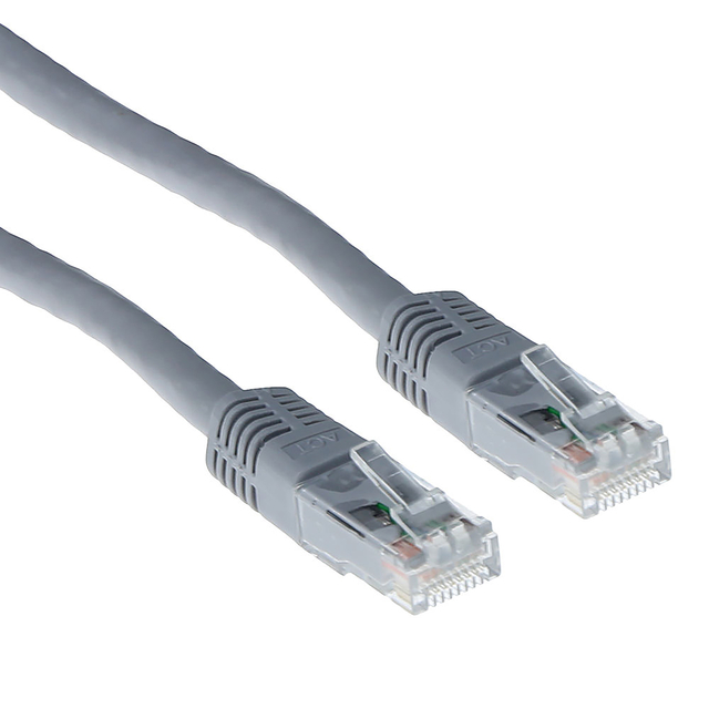 Câble ACT U/UTP CAT6 câble patch RJ45 Gris 3m