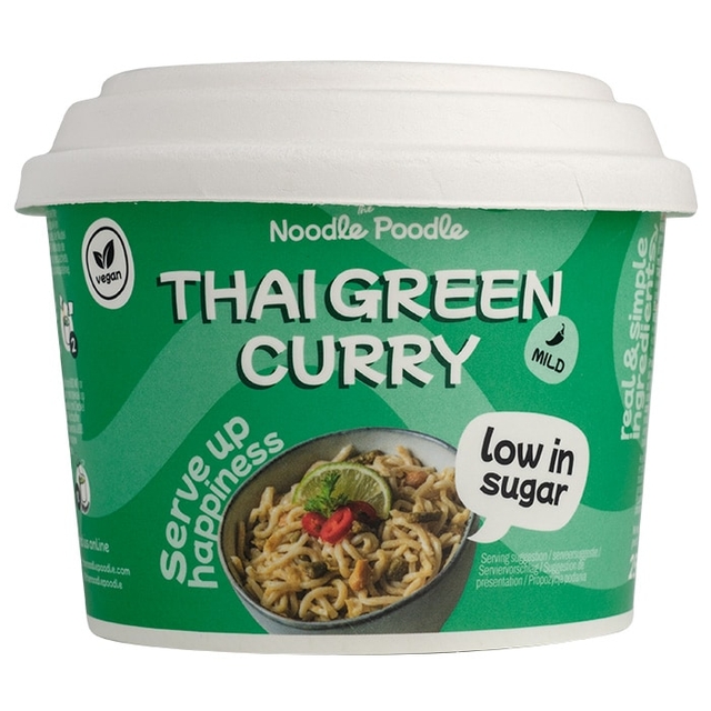 Noodles The Noodle Poodle Curry vert thaïlandais bac 250g