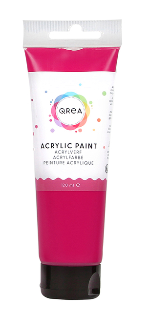 Peinture acrylique Qrea 120ml magenta