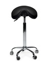 Siège amazone Office Premium haut roulette dure noir