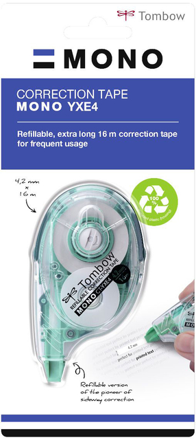 Correctietape Tombow MONO navulbaar 4.2mmx16m