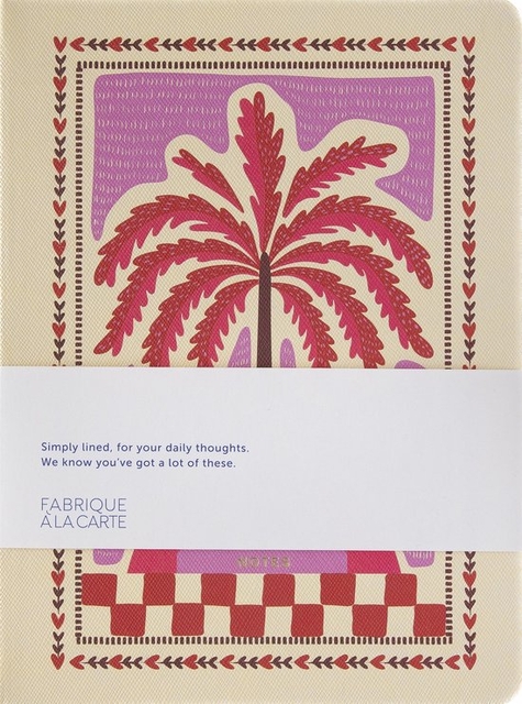 Notitieboek A-Journal Fabrique Palmtree Pink lijn