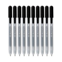 Stylo gel Sakura Gelly Roll Classic 08 rétractable set 10 couleurs noir