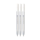 Stylo gel Sakura Gelly Roll Classic 08 rétractable set 3 couleurs blanc