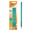 Crayon BIC Evolution ECOlutions Original hexagonal HB 4 pièces
