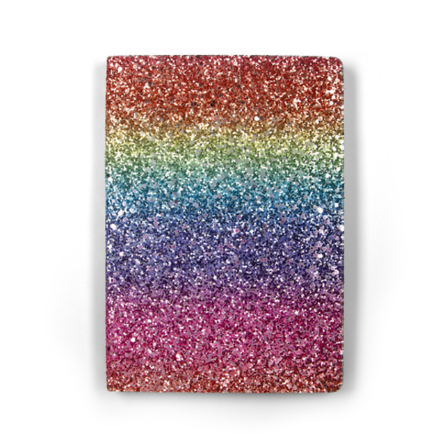 Carnet de notes Paperclip Rainbow A5 96 feuilles 100g ligné pailleté