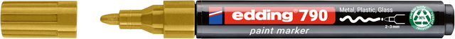 Marqueur peinture edding 790 PCR à base d'alcool 2-3mm or