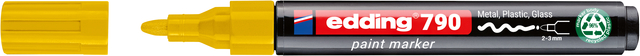 Paintmarker edding 790 op alcoholbasis 2-3mm geel