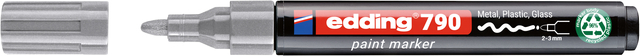 Marqueur peinture edding 790 PCR à base d'alcool 2-3mm argent