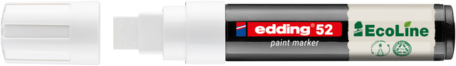 Marqueur peinture edding 52 EcoLine à base d'eau 4-15mm blanc