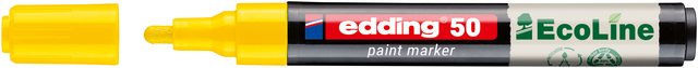 Marqueur peinture edding 50 EcoLine à base d'eau 2-3mm jaune