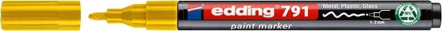 Marqueur peinture edding 791 PCR à base d'alcool 1-2mm jaune