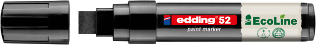 Marqueur peinture edding 52 EcoLine à base d'eau 4-15mm noir