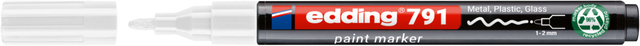 Marqueur peinture edding 791 à base d'alcool 1-2mm blanc
