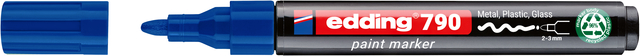 Marqueur peinture edding 790 à base d'alcool 2-3mm bleu