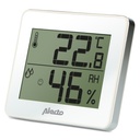 Thermomètre hygromètre Alecto WS-55 blanc - argent